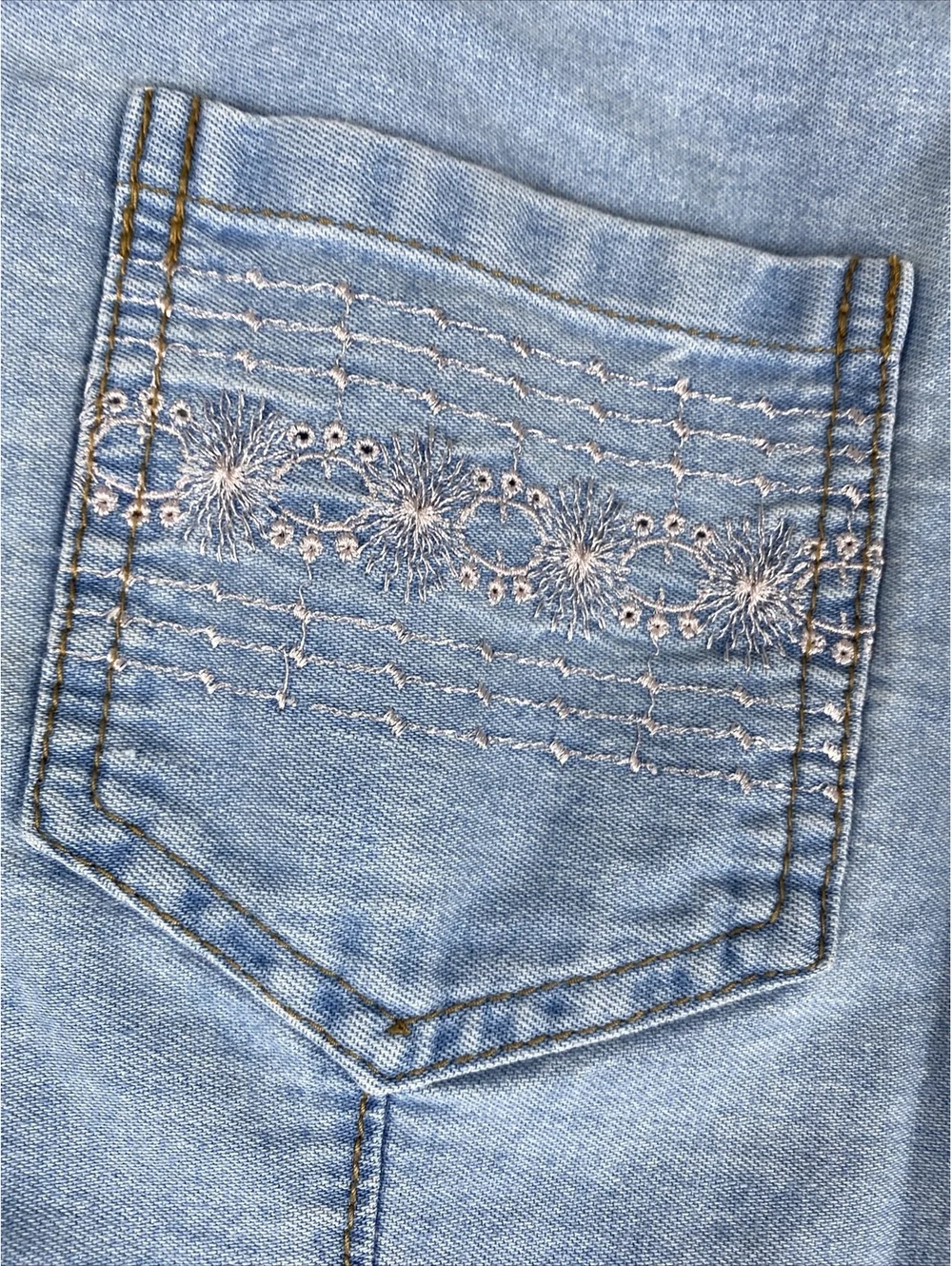 CMC by colour me cotton, cardigan,Med size pop over, embroidered pockets vintage